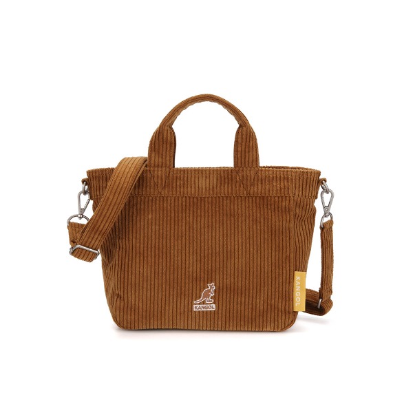 Kangol - Cord Ⅴ Medium Tote Bag 3886 BROWN